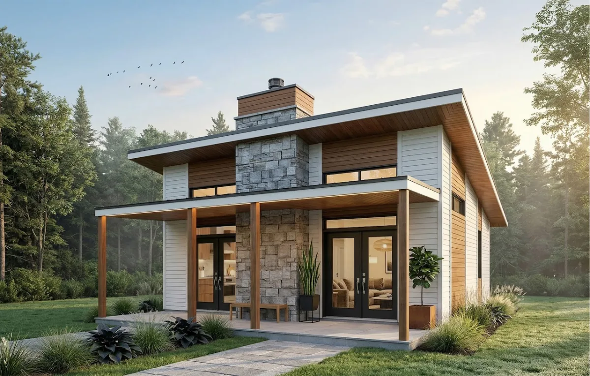 Modern ADU exterior